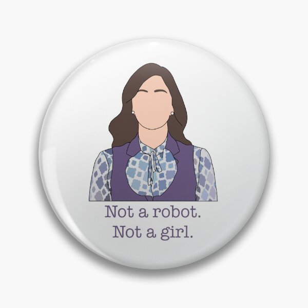Item preview, Not a robot. Not a girl. designed and sold by DigitalRedesign.