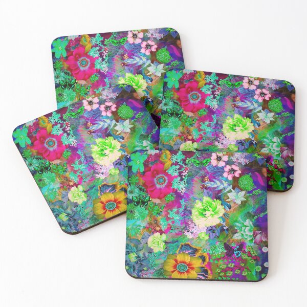 Item preview,  BUTTERFLIES and FLOWERS : Colorful Distinct Whimsical Print designed and sold by posterbobs.