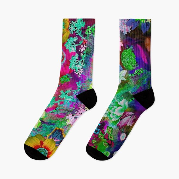 Item preview,  BUTTERFLIES and FLOWERS : Colorful Distinct Whimsical Print designed and sold by posterbobs.