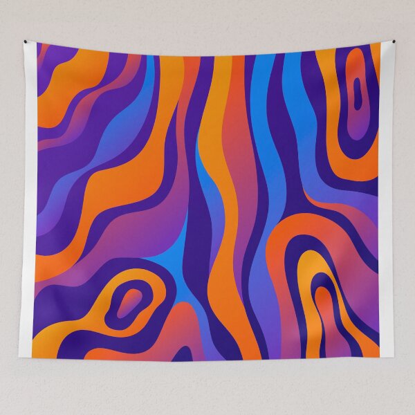 Item preview, Psychedelic Groovy Eaves Pattern designed and sold by Uday24.