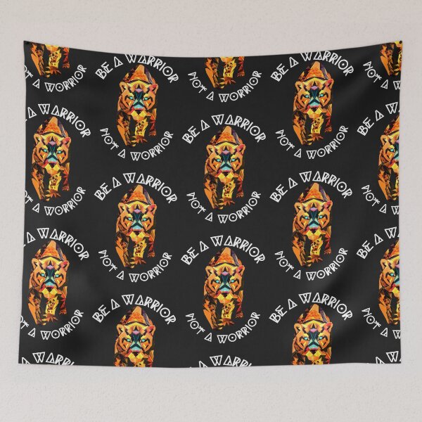 Item preview, Be a warrior not a worrier - an inspirational quote designed and sold by Best-Designers.