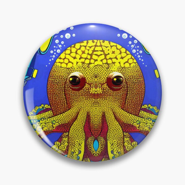 Item preview, Scuba divers and octopus. designed and sold by fishtower.