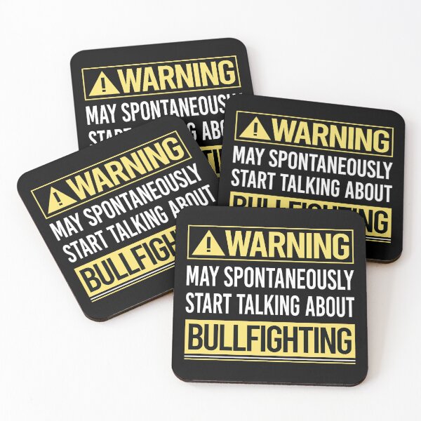 Item preview, Warning About Bullfighting Bullfight Bullfighter designed and sold by WrightTrouble.