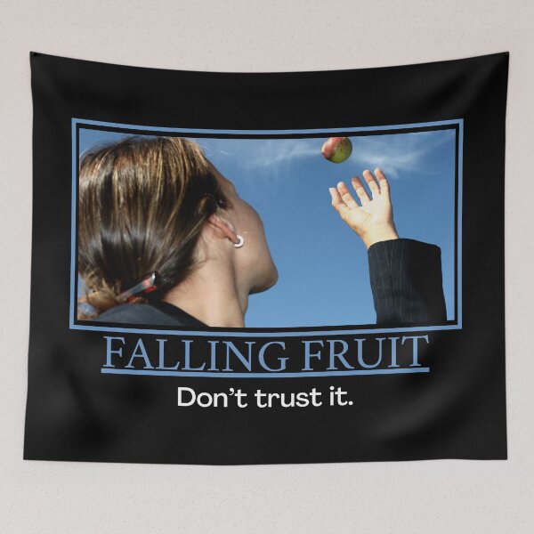 Item preview, Falling Fruit- Demotivational Poster designed and sold by DesignsByDaddy.
