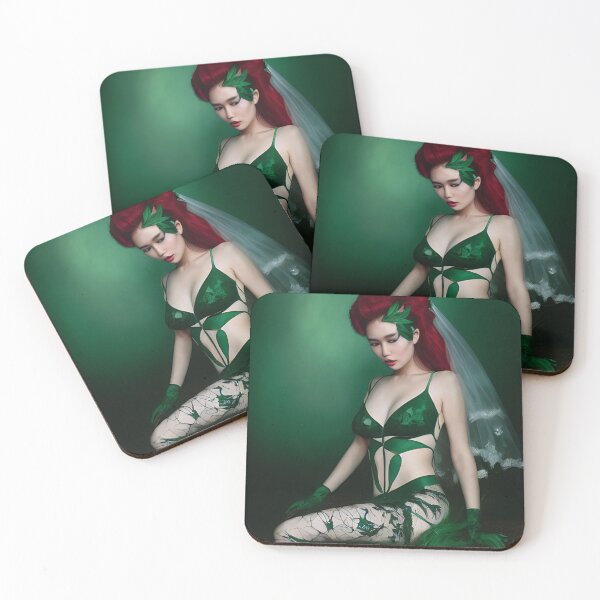 Item preview, Sexy Redhead Poison Ivy Plant Babe Cosplay Art designed and sold by theniteflix.