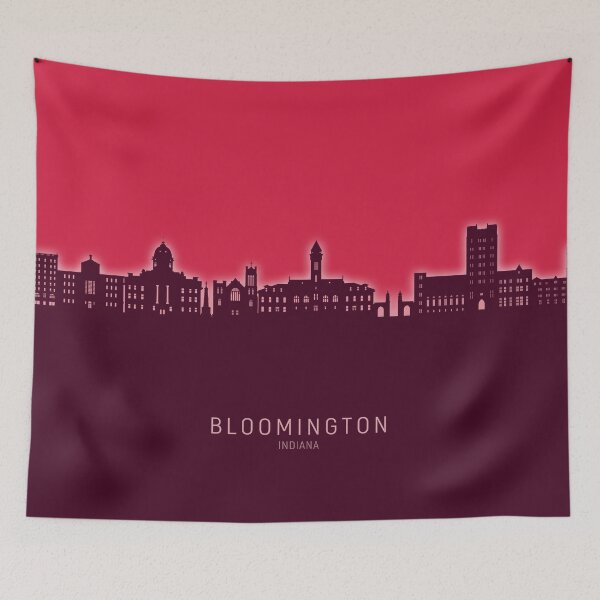 Item preview, Bloomington Indiana Skyline designed and sold by ArtPrints.