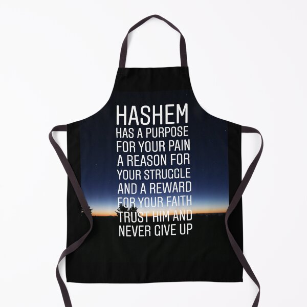 Item preview, Hashem has a purpose for your pain a reason for your struggle and a reward for your faith trust him and never give up designed and sold by Stories To Inspire - Motivational Jewish Quotes.