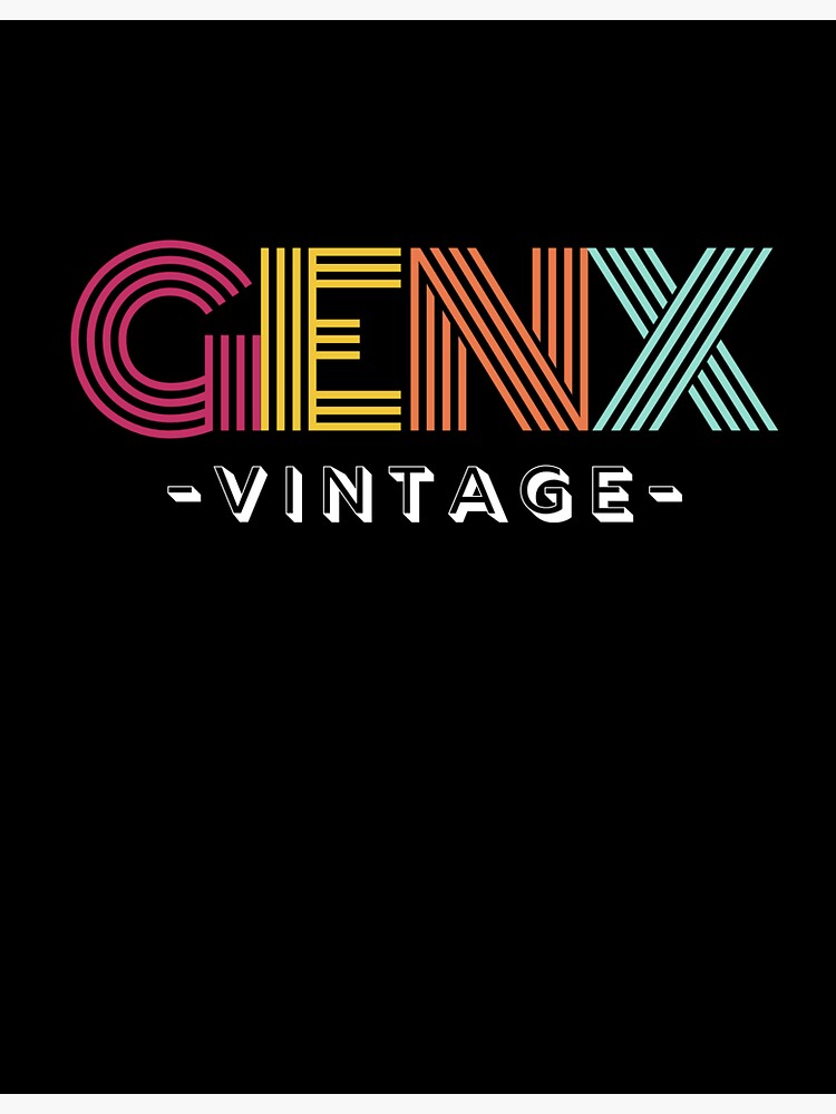 "Show your Generation X pride!" Sticker for Sale by LadyLisaRomance