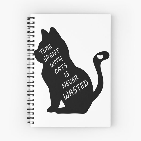 Item preview, TIME SPENT WITH CATS IS NEVER WASTED designed and sold by Saberfahid.