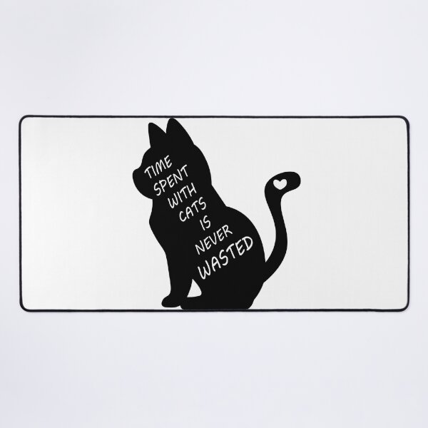 Item preview, TIME SPENT WITH CATS IS NEVER WASTED designed and sold by Saberfahid.