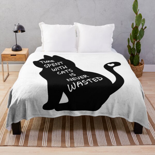 Item preview, TIME SPENT WITH CATS IS NEVER WASTED designed and sold by Saberfahid.