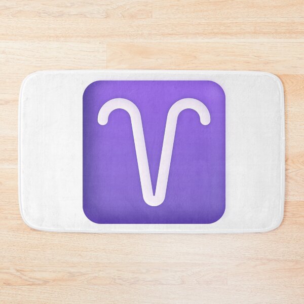 Artikelvorschau, Widder Symbol Emoji - groß entworfen und verkauft von abroadDesigns.