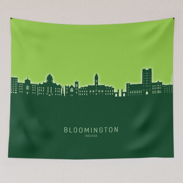 Item preview, Bloomington Indiana Skyline designed and sold by ArtPrints.