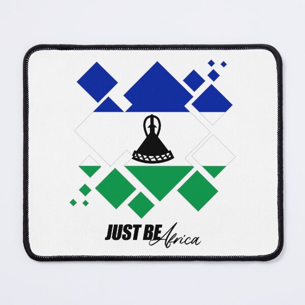 Item preview, Lesotho Cubed Flat - w/ text designed and sold by JustBeAfrica.