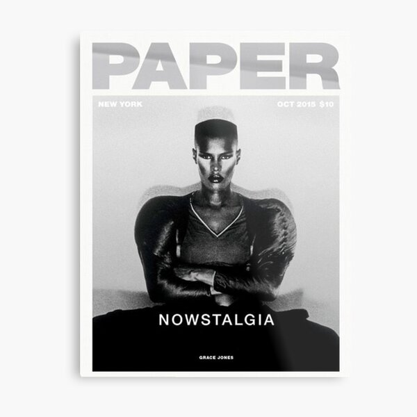 Paper fashion magazine 2015 Metal Print
