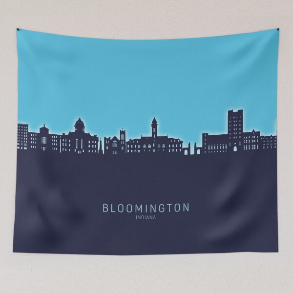 Item preview, Bloomington Indiana Skyline designed and sold by ArtPrints.