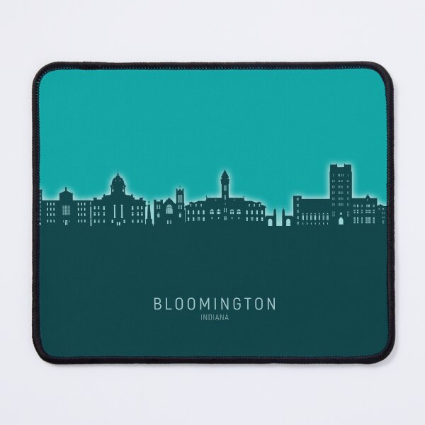 Artikelvorschau, Bloomington Indiana Skyline entworfen und verkauft von ArtPrints.