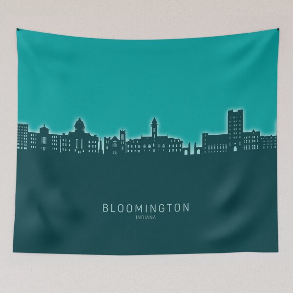 Item preview, Bloomington Indiana Skyline designed and sold by ArtPrints.