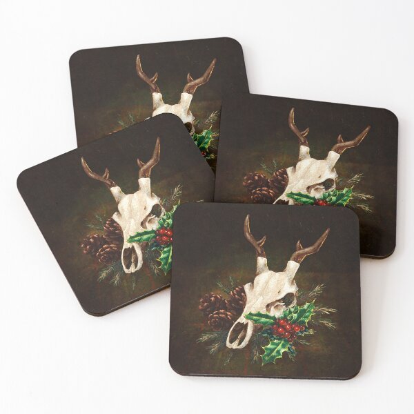 Item preview, Yule Botanical with Skull designed and sold by neffinesse.