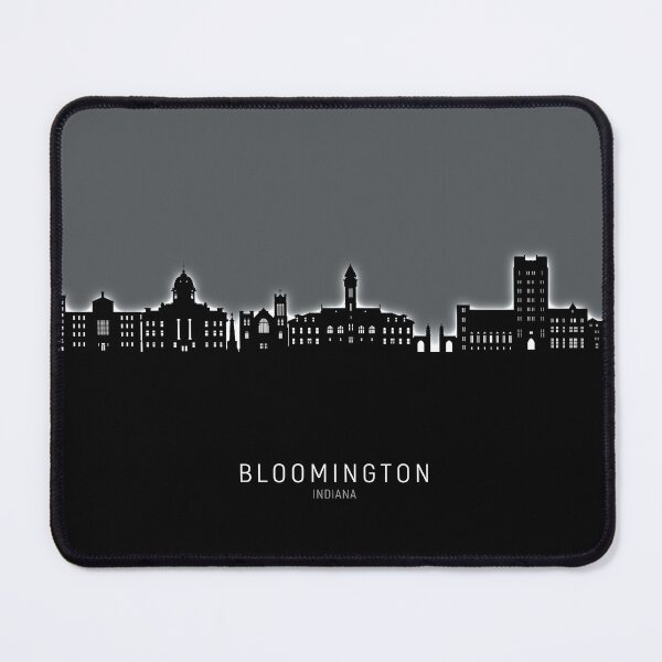 Artikelvorschau, Bloomington Indiana Skyline entworfen und verkauft von ArtPrints.