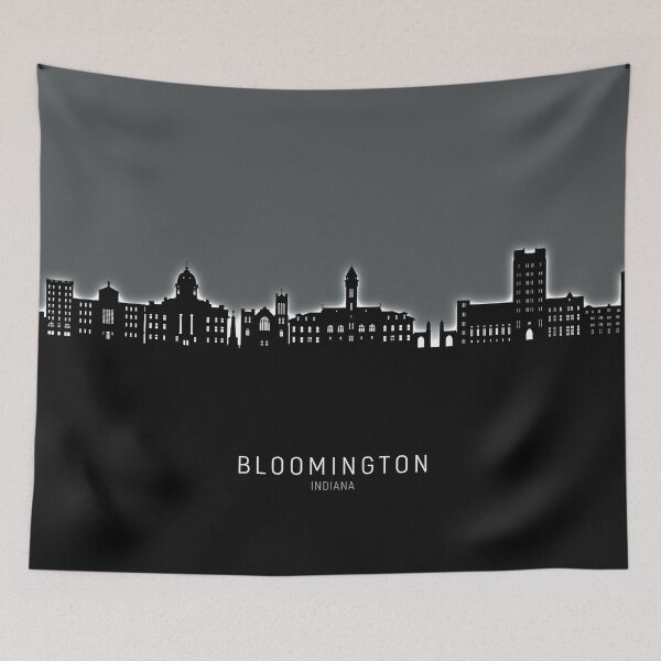 Item preview, Bloomington Indiana Skyline designed and sold by ArtPrints.