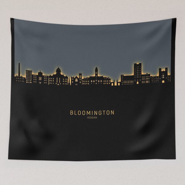 Item preview, Bloomington Indiana Skyline designed and sold by ArtPrints.