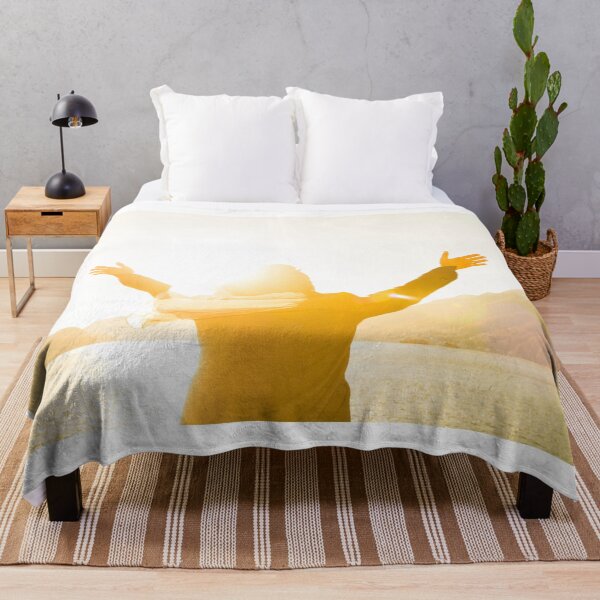 Item preview, Woman with Arms Outstretched Against Sunlight designed and sold by Mats Silvan.