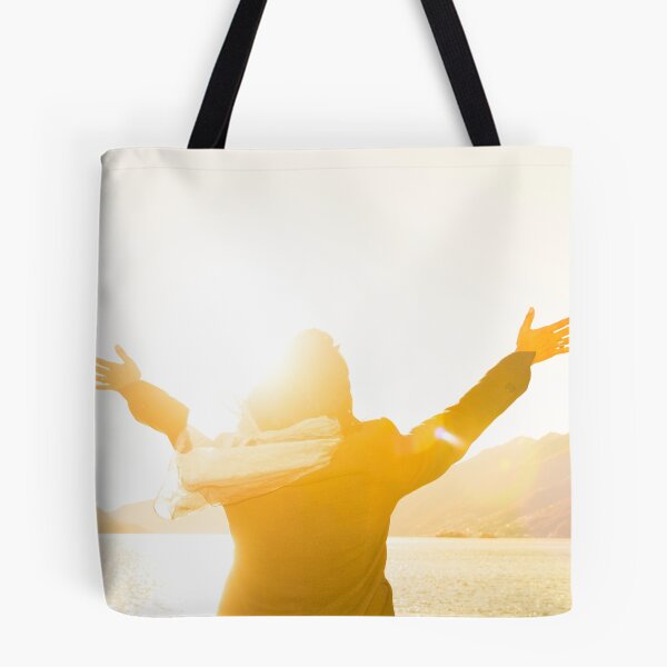 Item preview, Woman with Arms Outstretched Against Sunlight designed and sold by Mats Silvan.