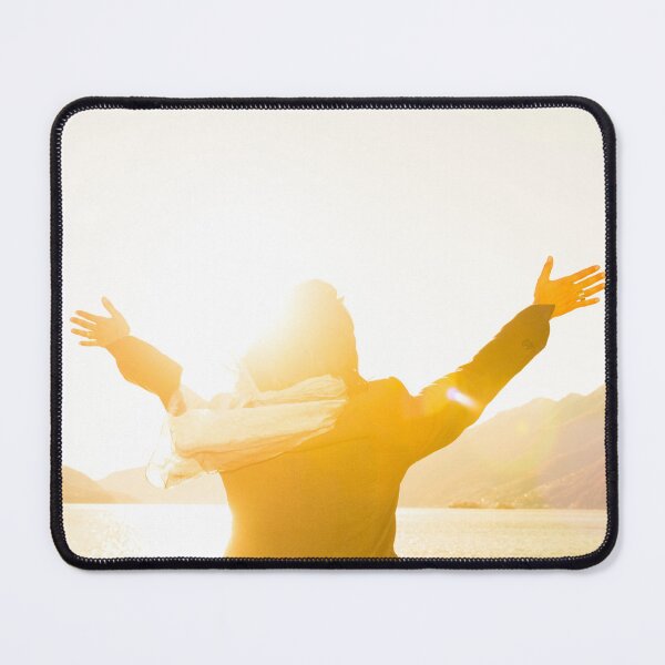 Item preview, Woman with Arms Outstretched Against Sunlight designed and sold by Mats Silvan.