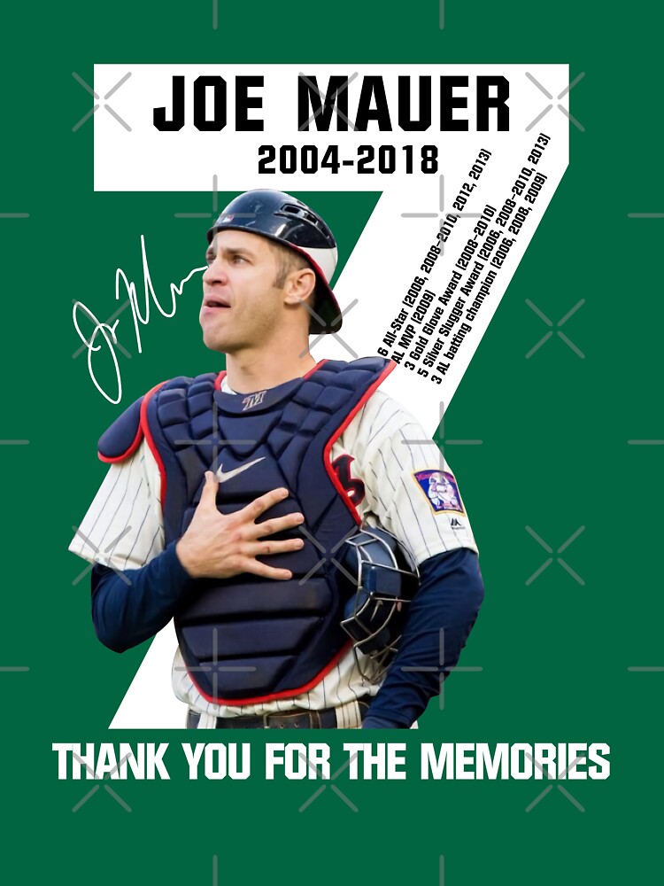 Joe Mauer Thank You For The Memories Logo Cheap Essential T-Shirt for Sale  by Franciscounique