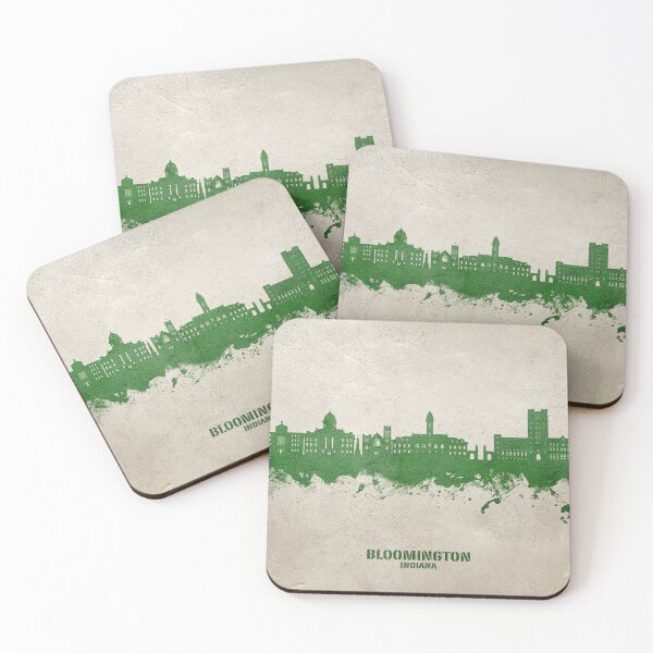 Item preview, Bloomington Indiana Skyline designed and sold by ArtPrints.