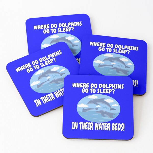 Item preview, Dolphin Design Where Do Dolphins Go To Sleep? In Their Water Beds! designed and sold by fantasticdesign.