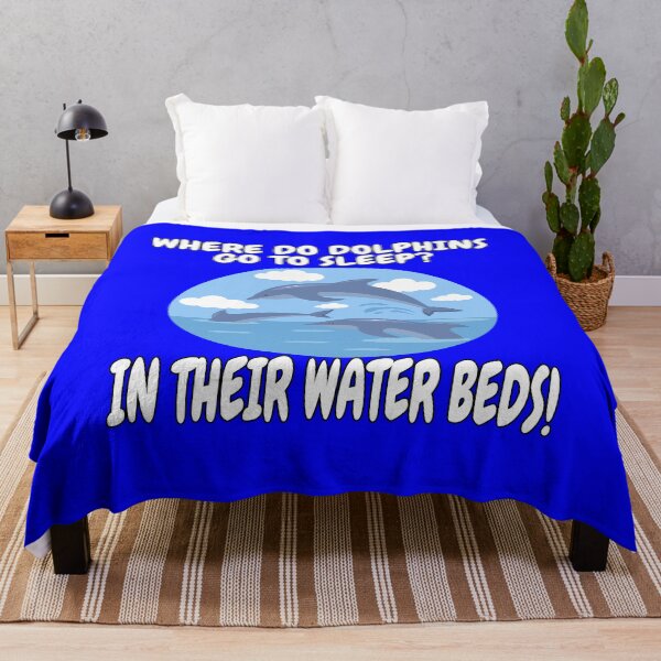 Item preview, Dolphin Design Where Do Dolphins Go To Sleep? In Their Water Beds! designed and sold by fantasticdesign.