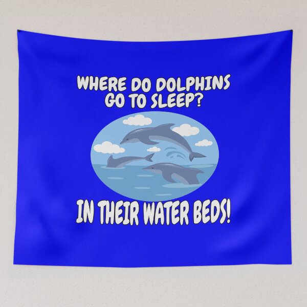 Item preview, Dolphin Design Where Do Dolphins Go To Sleep? In Their Water Beds! designed and sold by fantasticdesign.