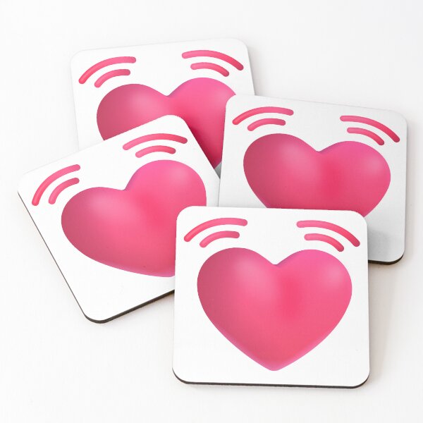 Item preview, Beating heart emoji - large designed and sold by abroadDesigns.