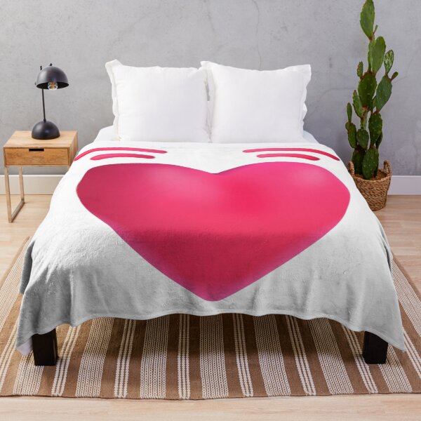 Item preview, Beating heart emoji - large designed and sold by abroadDesigns.