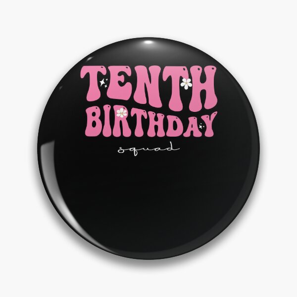 Item preview, 10 Years Old Bday Boy Girl Retro Groovy 10th Birthday Squad designed and sold by JoshBulky.