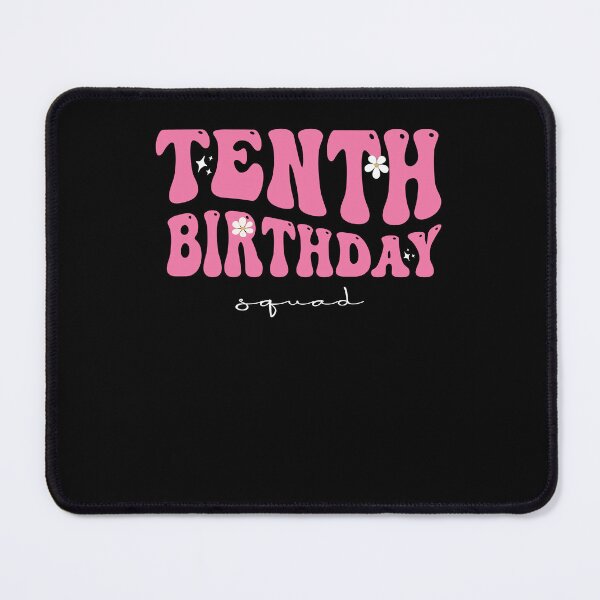 Item preview, 10 Years Old Bday Boy Girl Retro Groovy 10th Birthday Squad designed and sold by JoshBulky.