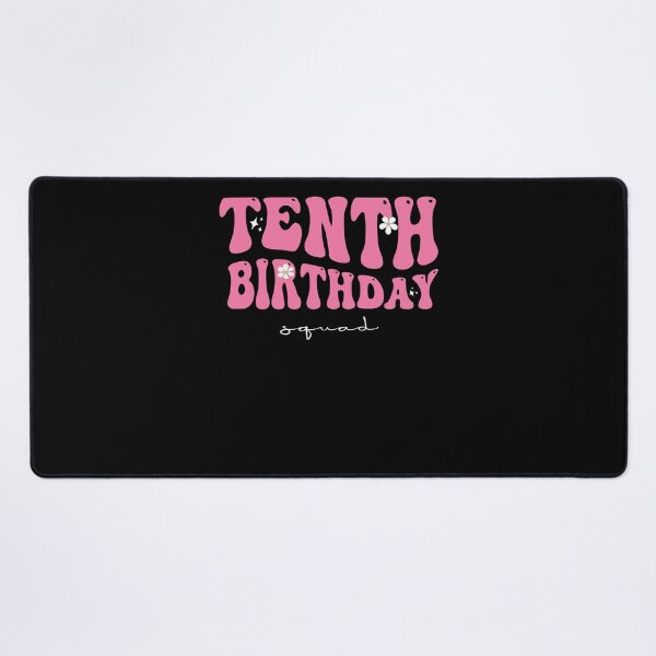 Item preview, 10 Years Old Bday Boy Girl Retro Groovy 10th Birthday Squad designed and sold by JoshBulky.