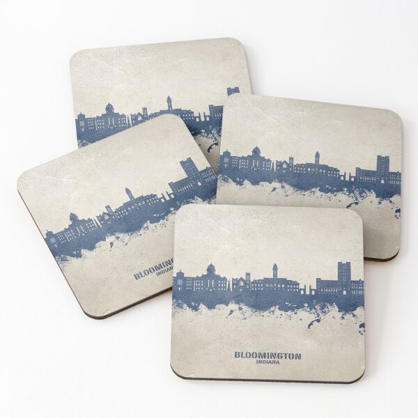 Item preview, Bloomington Indiana Skyline designed and sold by ArtPrints.