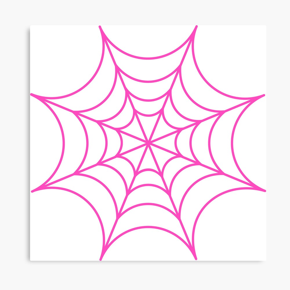 Pink spider ghost web, spider pink web, pink spidey, grl pwr, Halloween web Photographic Print
