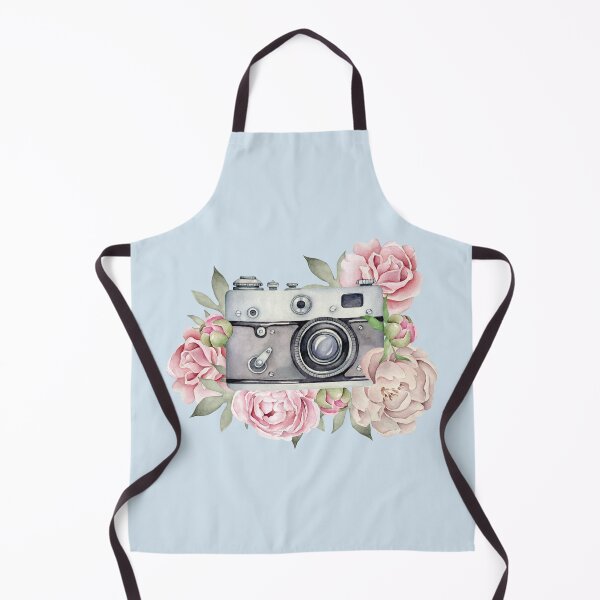 Item preview, Vintage Camera Surrounded By Floral Arrangements designed and sold by Alicia Chee.