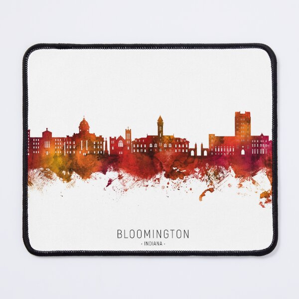 Item preview, Bloomington Indiana Skyline designed and sold by ArtPrints.
