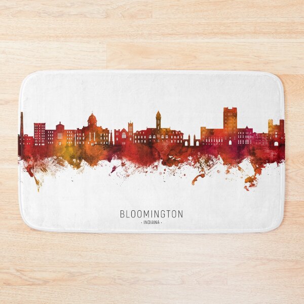 Item preview, Bloomington Indiana Skyline designed and sold by ArtPrints.