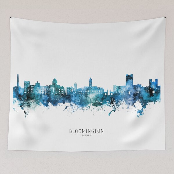 Item preview, Bloomington Indiana Skyline designed and sold by ArtPrints.