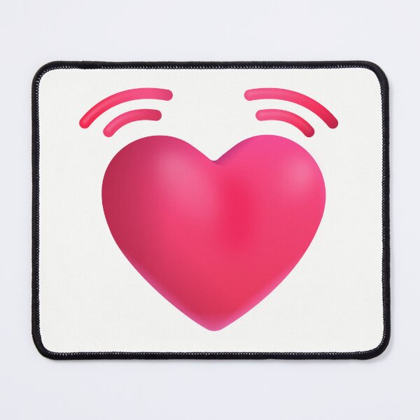 Item preview, Beating heart emoji - optimized designed and sold by abroadDesigns.