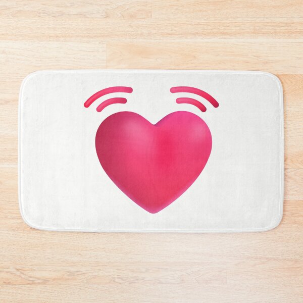 Item preview, Beating heart emoji - optimized designed and sold by abroadDesigns.