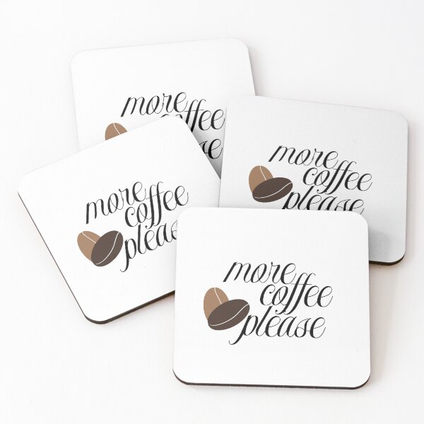 Item preview, More coffee please with beans designed and sold by Mungooss.