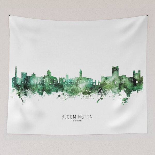 Item preview, Bloomington Indiana Skyline designed and sold by ArtPrints.
