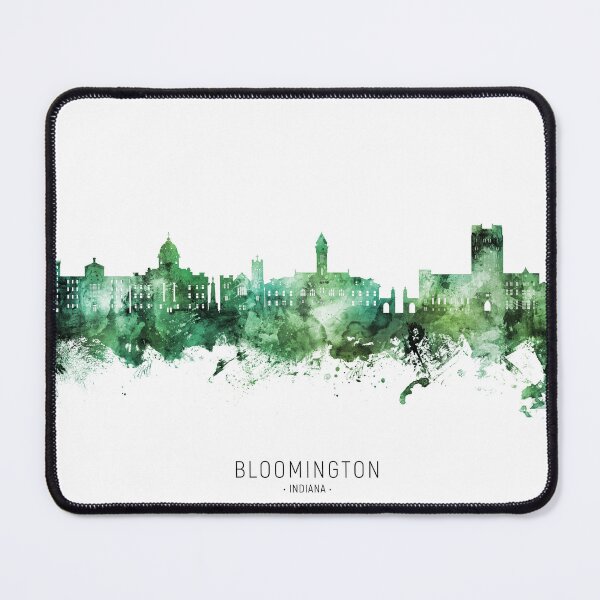 Item preview, Bloomington Indiana Skyline designed and sold by ArtPrints.